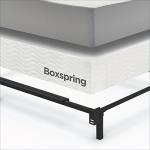 ZINUS Compack Metal Adjustable Bed Frame, 7 Inch Support Bed Frame for Box Spring and Mattress Set, Twin/Full/Queen, Black