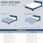 CozyLux King Size Comforter Set Dark Grey - 7 Pieces Bed in a Bag King, Luxury Soft Bed Set for All Seasons, Bedding Set with Down Alternative Comforter, Sheets, Pillowcases & Shams
