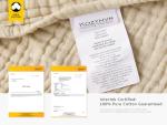 100% Cotton Blanket Large 50"x 70", 6 Layers Muslin Blankets, Cooling and Soft Throw Blanket for Bed and Couch, Breathable Quilt Bedspread, Gauze Bedding for Adults, Oatmeal, Beige Linen