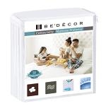 Bedecor Queen Waterproof Mattress Protector,Pee and Liquid Proof Cover for Pets, Elderly, and Incontinence, Fitted Deep Pocket for 9-18 Inch Deep