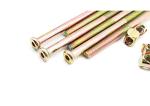 binifiMux 6-Pack M8x130mm Bunk Bed Screws Replacement Set, Hex Drive Socket Cap Bolts Barrel Nuts Set for Headboard Bunk Bed Frame, M8 x 15mm Barrel Nuts, Toddler Bed Screws