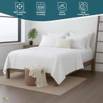 Queen Size Sheet Set, 6 Piece Set, Extra, Deep Pockets, 100% Egyptian Cotton White Solid Bed Sheets, Queens Sheets, 6 PC