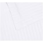 Amazon Basics Microfiber Duvet Cover Set - 3 pieces, King, Bright White Striped