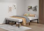 LUMUNANCE Metal Bed Frame Full Size - 14 Inch Heavy-Duty Full Platform Bed Frame No Box Spring Needed, Easy Assembly, Noise-Free, Sturdy Mattress Foundation, Underbed Storage Space