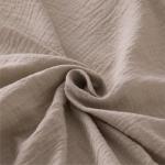 Bedsure 100% Muslin Cotton Duvet Cover King Size - Ultra-Soft, Breathable & Lightweight - Linen Like Gauze Comforter Cover Set with Button Closure and Corner Ties (Khaki, King, 104"x90")