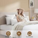 MIULEE 14x36 Inch Pillow Insert, Throw Pillow for Bed Sofa Couch Rectangle Decorative Lumbar Virgin Microfiber Stuffer