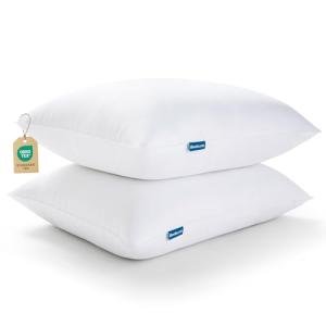 Bedsure Pillows Queen Size Set of 2 - Soft Bed Pillows for Sleeping 2 Pack, Fluffy and Supportive, Hotel Quality, Original Down Alternative Filling for Side, Back Sleepers