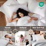 Bedsure Pillows Queen Size Set of 2 - Soft Bed Pillows for Sleeping 2 Pack, Fluffy and Supportive, Hotel Quality, Original Down Alternative Filling for Side, Back Sleepers