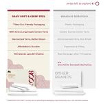 Mayfair Linen 100% Egyptian Cotton Sheet California King Size - 6 PC 800 High Thread Count Egyptian Cotton Cal King Size Bed Sheets Set (White), Soft, Cooling, 16" Deep Pocket Luxury Hotel Bedsheet
