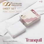 Mayfair Linen 100% Egyptian Cotton Sheet California King Size - 6 PC 800 High Thread Count Egyptian Cotton Cal King Size Bed Sheets Set (White), Soft, Cooling, 16" Deep Pocket Luxury Hotel Bedsheet