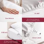 Mayfair Linen 100% Egyptian Cotton Sheet California King Size - 6 PC 800 High Thread Count Egyptian Cotton Cal King Size Bed Sheets Set (White), Soft, Cooling, 16" Deep Pocket Luxury Hotel Bedsheet
