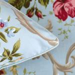 FADFAY Shabby Floral Bedding Elegant Peony Sheets Set Luxury Bedding Collections 800 Thread Count 100% Egyptian Cotton Deep Pocket, 4 Piece-Full Size