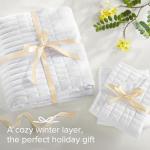 Comfort Spaces Kienna Quilt Set- Double Sided Stitching Design Summer Blanket, Lightweight, Soft, All Season Bedding Layer, Matching Sham, White, Coverlet Full/Queen(90"x90") 3 Piece