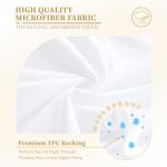 Safe and Sound Waterproof Mattress Protector, King Size Premium Mattress Cover, Noiseless Breathable Soft, Fitted Deep Pocket 8-21 Inch Bed Cover, Machine Washable