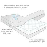 Moonsea Zippered Mattress Protector Encasement with Ultra Soft Terry Surface, 6-Side Waterproof Mattress Protector for Kids, Well Made Zipper, Noiseless, for Twin Mattress 39 * 75(Fits 10-14 in. H)