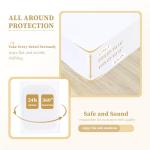 Safe and Sound Waterproof Mattress Protector, King Size Premium Mattress Cover, Noiseless Breathable Soft, Fitted Deep Pocket 8-21 Inch Bed Cover, Machine Washable