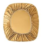 Manyshofu Satin Queen Sheets Set 4 Piece - Soft Silky Satin Sheets Set, Camel Gold Satin Bed Sheets Cooling & Luxury Bedding Sheet Set(1 Satin Fitted Sheet, 1 Satin Flat Sheet, 2 Satin Pillow Cases)
