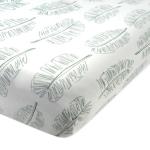 HonestBaby Unisex-Baby Fitted Crib Sheets Set Standard Mattress, 100% Organic Cotton Baby Boys, Girls, Neutral, 1 Pack - Navy, One Size