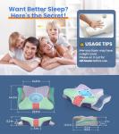 Ultra Pain Relief Cooling Pillow for Neck Support, Adjustable Cervical Pillow Cozy Sleeping, Odorless Ergonomic Contour Memory Foam Pillows, Orthopedic Bed Pillow for Side Back Stomach Sleeper