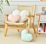 Petrella Throw Pillows Heart Pillow Cute Fuzzy Pillows for Bed Livingroom Home Decor Cushion Decorative Aesthetic Preppy Pillows White,Small 13"x10"