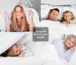 1000 Thread Count 100% Egyptian Cotton Duvet Cover Queen Size Cotton White Long Staple Quilt Full Size Silky Soft, Breathable with Zipper -3 Piece All Season Duvet Cover Set for Comforter