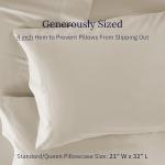 California Design Den Hotel Quality Standard/Queen Size Pillow Cases Set of 2 - Luxury 600 Thread Count Sateen, Natural 100% Cotton Pillow Cover, Crisp, Cool and Durable - Soft Linen