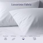 California Design Den Hotel Quality Standard/Queen Size Pillow Cases Set of 2 - Luxury 600 Thread Count Sateen, Natural 100% Cotton Pillow Cover, Crisp, Cool and Durable - Soft Linen