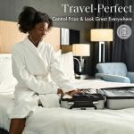 Madison Park Satin Sheets Split King Size, Luxurious Silky Bed Sheets, Elastic 14" Pocket fits up to 16" Mattress, Wrinkle-Free, Soft Satin Bed Sheet Set, Grey 7 Piece