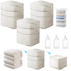 Ultra Space Saving Storage Bags for Bedding - 3 Pack