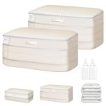 Easortm Large Comforter Storage Bags - 2-Pack