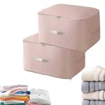 2PCS Compression Storage Bags for Bedding - Pink