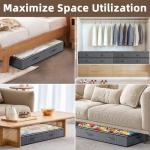 Under Bed Storage Containers – 10 Pack Organizer