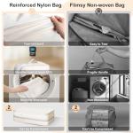 Easortm Large Comforter Storage Bags - 2-Pack