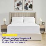 Waterproof King Size Mattress Protector with Zipper