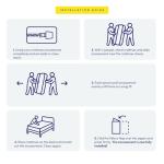 Waterproof King Size Mattress Protector with Zipper