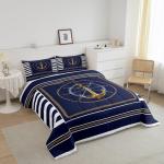 Nautical Anchor Comforter Set for Queen Beds