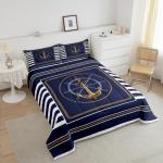 Nautical Anchor Comforter Set for Queen Beds