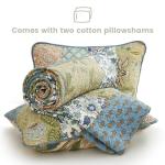 King Size 100% Cotton Comforter Set, Green Sage