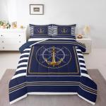 Nautical Anchor Comforter Set for Queen Beds