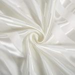 Off-White Satin Italian Style Bed Sheet Set