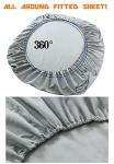 Elegant Comfort Luxury Soft 6-Piece Bed Set, Chocolate