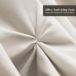 Cal King Linen Bed Skirt with Pinch Pleat