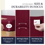 Ashton 100% Egyptian Cotton Queen Sheet Set