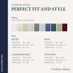 Ashton 100% Egyptian Cotton Queen Sheet Set