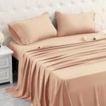 Twin Bed Sheets Set, Soft & Breathable, Pearl Pink