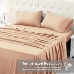 Twin Bed Sheets Set, Soft & Breathable, Pearl Pink