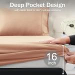 Twin Bed Sheets Set, Soft & Breathable, Pearl Pink