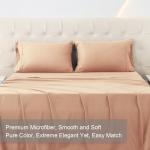 Twin Bed Sheets Set, Soft & Breathable, Pearl Pink