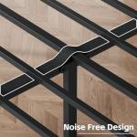 Queen PU Leather Bed Frame with Storage Space