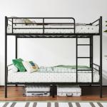 Twin Over Twin Bunk Bed for Kids and Teens